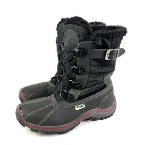 Pajar Canada Adelaide Boots 37 Womens Lace Up Lined Winter Bootie 6 to 6.5 US